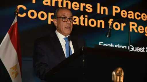 عبدالعاطي: مصر تتمسك بمواقفها الثابتة تجاه القضية الفلسطينية ولا حل عسكري للصراع في غزة والضفة