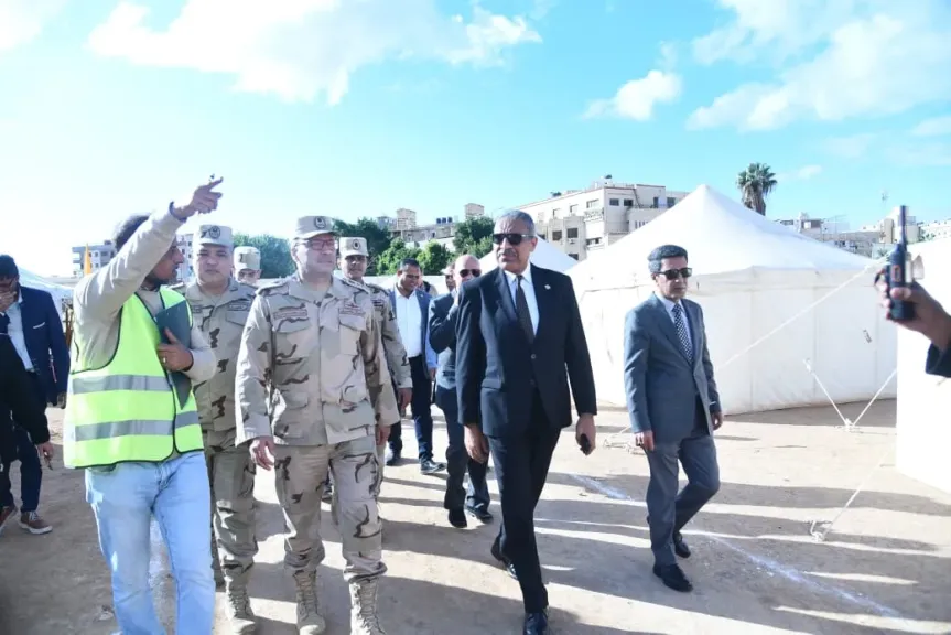 محافظة مطروح تشهد فعاليات التدريب العملي لمجابهة الأزمات والكوارث