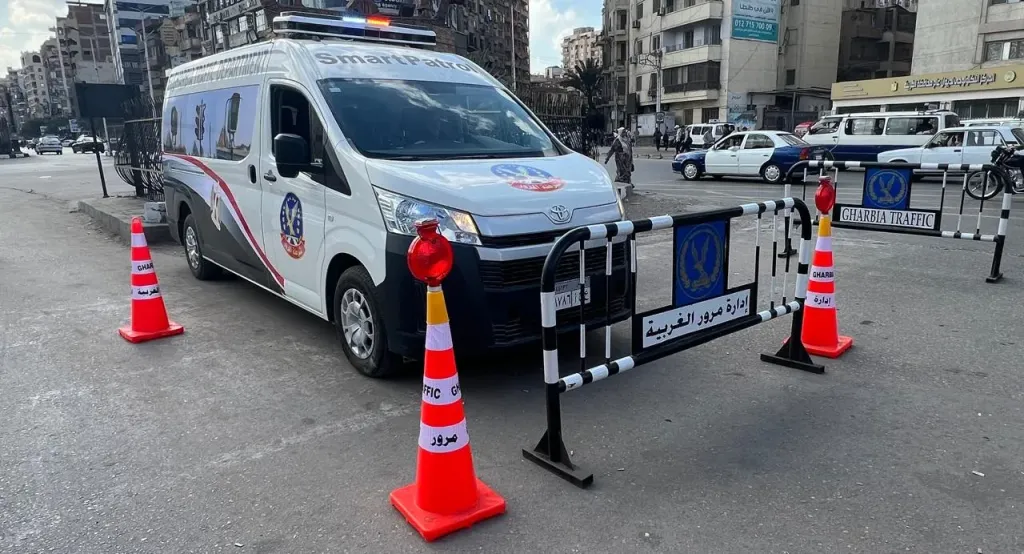 محافظ الغربية يتفقد أولى سيارات الدوريات الذكية بعروس الدلتا.