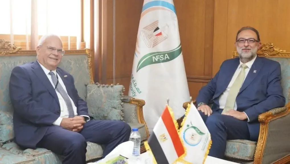 رئيس هيئة سلامة الغذاء يستقبل السفير السويدي بالقاهرة