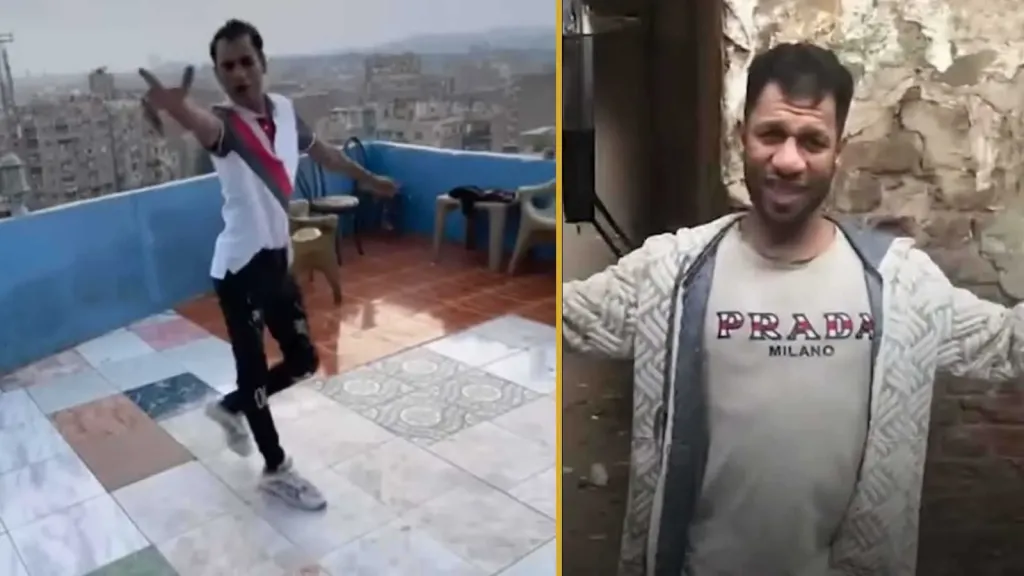 صاحب تريند ”أنتش وأجري” مُشرد في الشوارع وتظهر عليه علامات غياب العقل