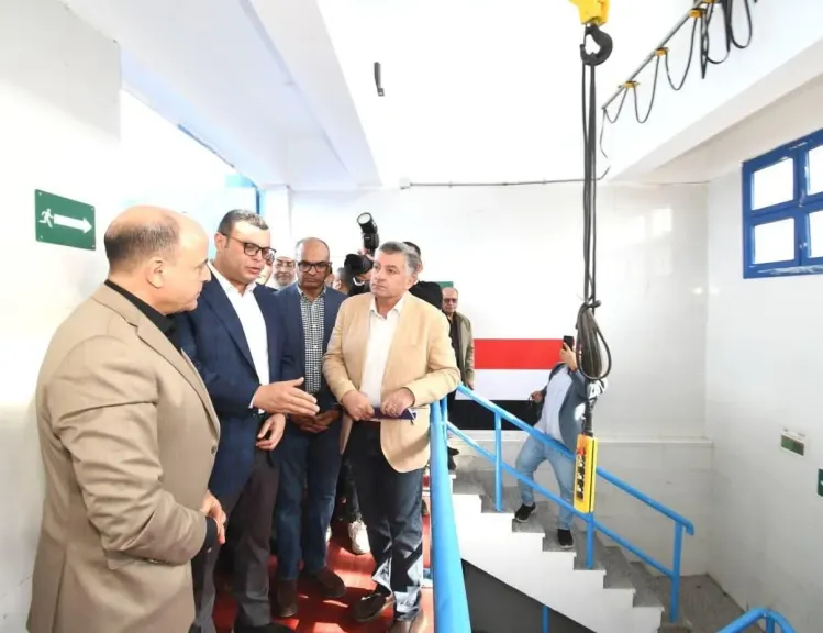 وزير الإسكان ومحافظ كفر الشيخ يفتتحان محطة مياة شرب دقميرة بطاقة ١٠ آلاف م٣ يوميًا