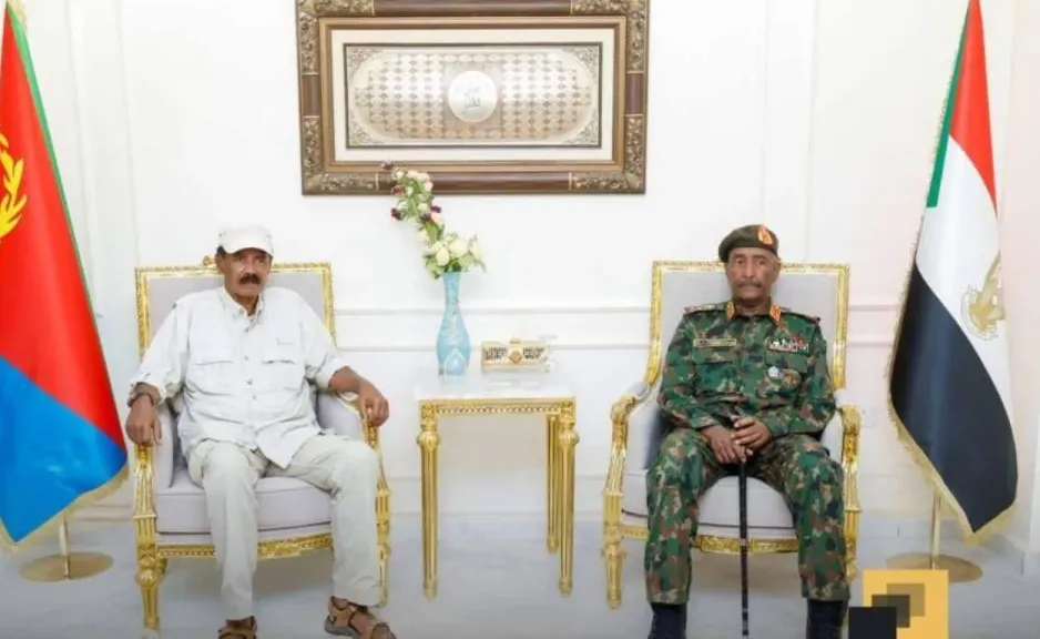 السودان وإريتريا يبحثان تعزيز العلاقات والتنسيق السياسي والأمني