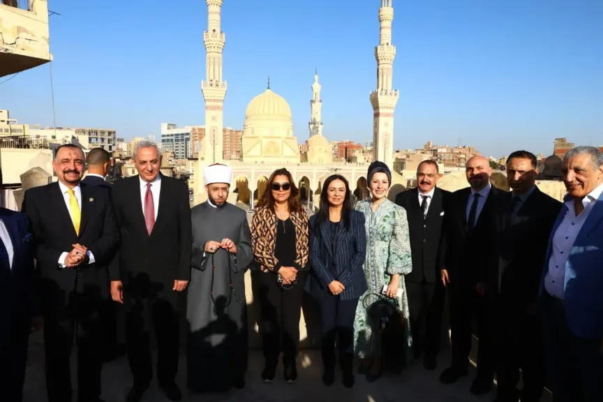 وزراء التنمية المحلية والتضامن الاجتماعي والأوقاف ومحافظ الغربية يتفقدون أعمال تطوير محيط مسجد السيد البدوي