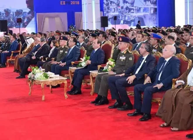الرئيس السيسي يفتتح معرض الصناعات الدفاعية والعسكرية إيديكس 2025‎