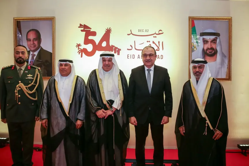 • وزير قطاع الأعمال العام يشارك في حفل سفارة دولة الإمارات بالقاهرة بمناسبة عيد الاتحاد الـ 54