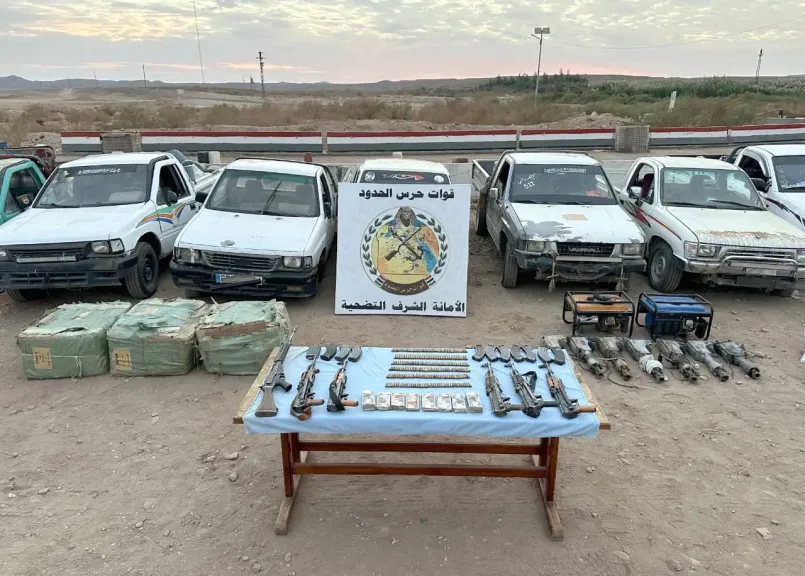 بقيمة 2 مليار جنيه قوات حرس الحدود تضبط مخدرات وأسلحة قبل دخولها البلاد