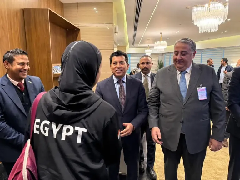وزير الرياضة يستقبل أبطال التايكوندو المصري بعد الإنجاز التاريخي في بطولة العالم بكينيا