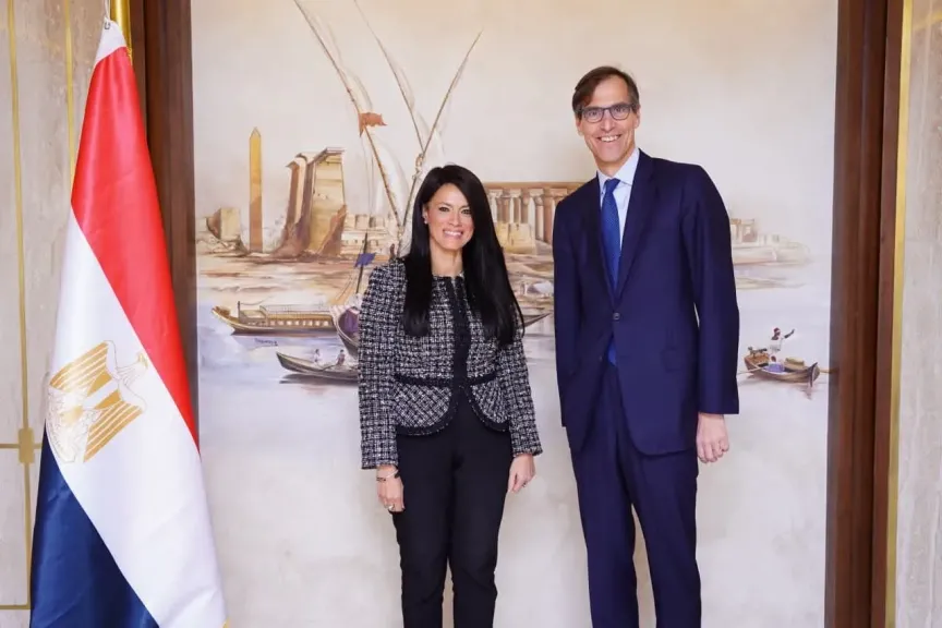 وزيرة التخطيط تستقبل النائب الأول لرئيس البنك الأوروبي لإعادة الإعمار والتنمية لبحث مستقبل العلاقات الاستراتيجية