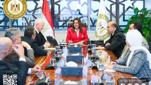 وزيرة التنمية المحلية والقائم بأعمال وزير البيئة تلتقى رئيس مجموعة فيكا الفرنسية