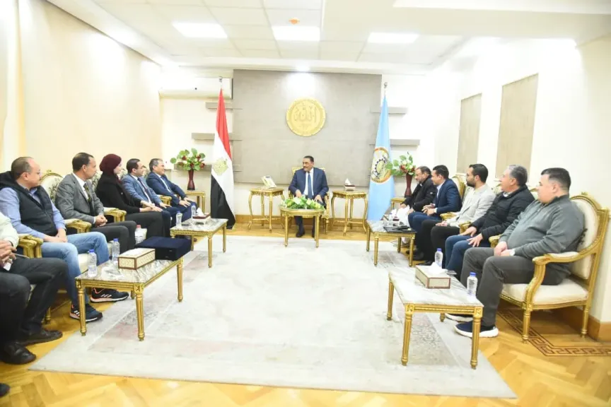 اللواء خالد شعيب محافظ مطروح يوجه الشكر لجامعة حورس لتعاونها لخدمة أبناء مطروح