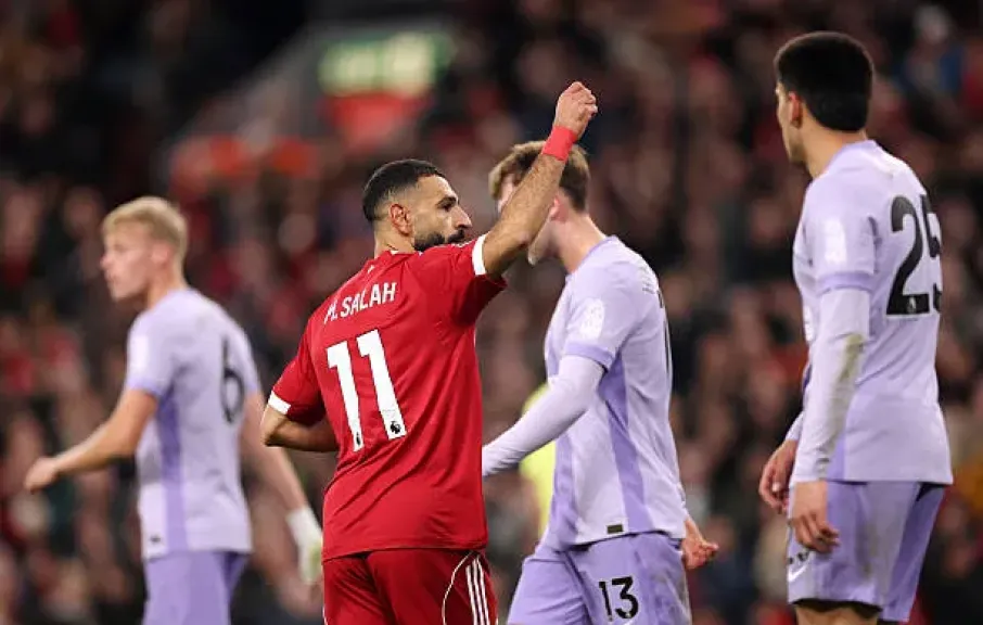 بأسيست صلاح وثنائية إيكيتيكي.. ليفربول يهزم برايتون في الدوري الإنجليزي