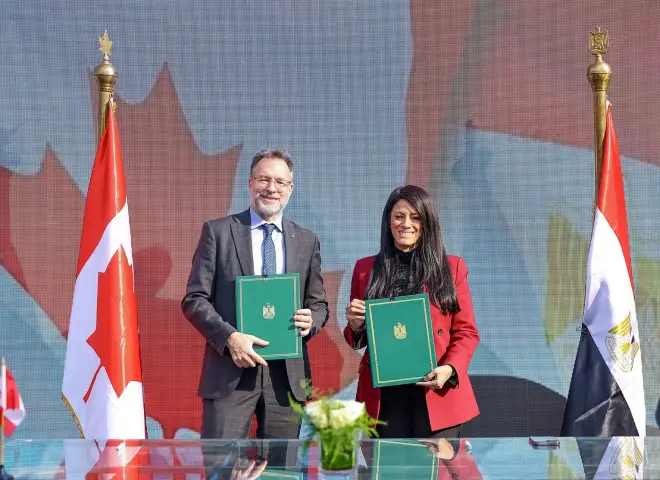 المشاط والسفير الكندي بمصر يوقّعان 3 مشروعات جديدة لتمكين المرأة وتعزيز الأمن الغذائي بمنحة 552 مليون جنيه