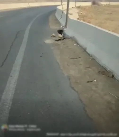 إصلاح هبوط أرضي بطريق السويس وإعادة فتح الطريق أمام حركة المرور