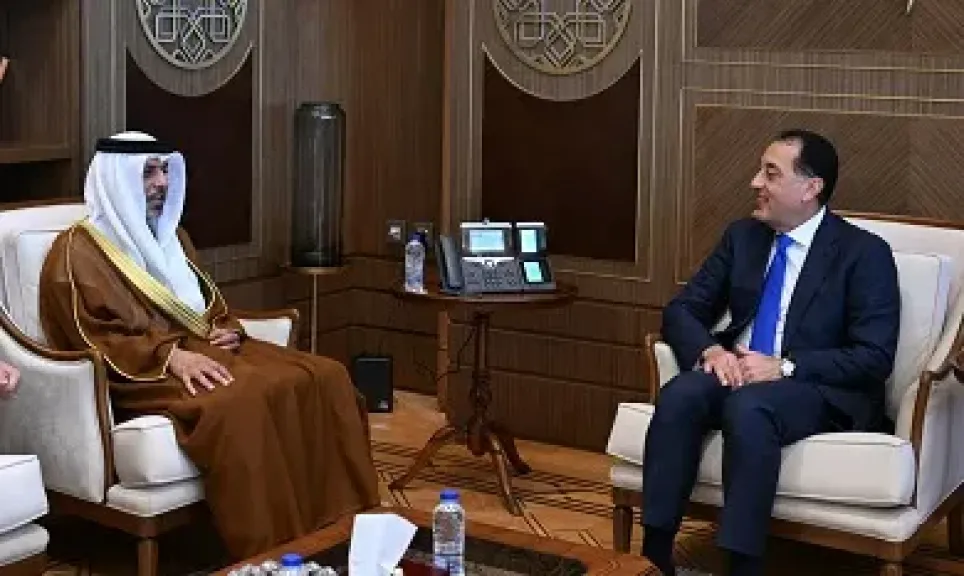 رئيس الوزراء يستقبل سفير دولة الإمارات لدى مصر