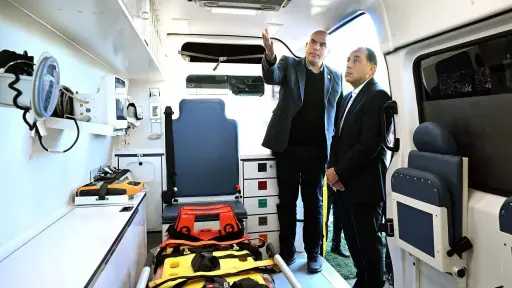 رئيس الوزراء يتفقد نقطة إسعاف قرية ”الودي” بالجيزة