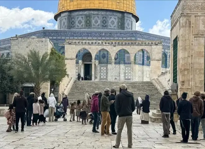 121 مستوطنا يقتحمون المسجد الأقصى ويؤدون طقوسا تلمودية