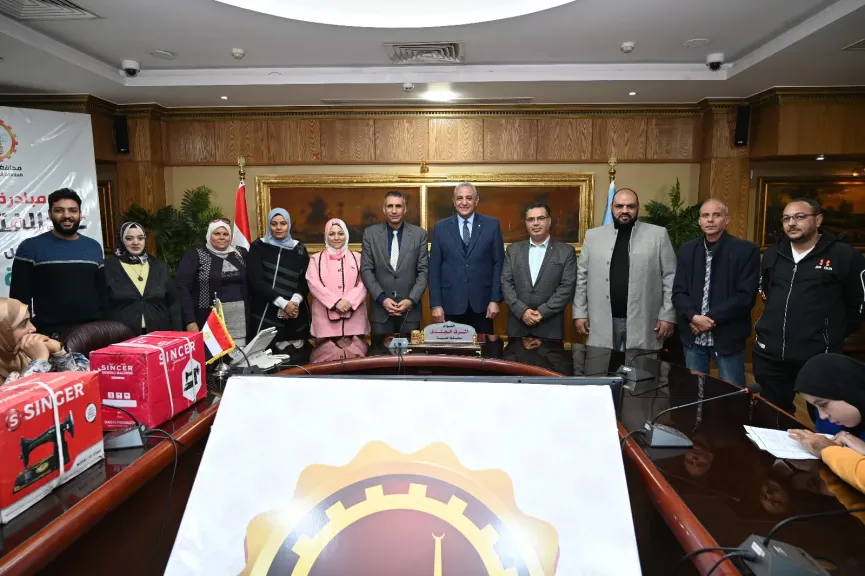 عروس الدلتا تواصل عطاءها وتفتح أبواب المستقبل بـ 32 فرصة تمكين جديدة بين عقود عمل وماكينات خياطة