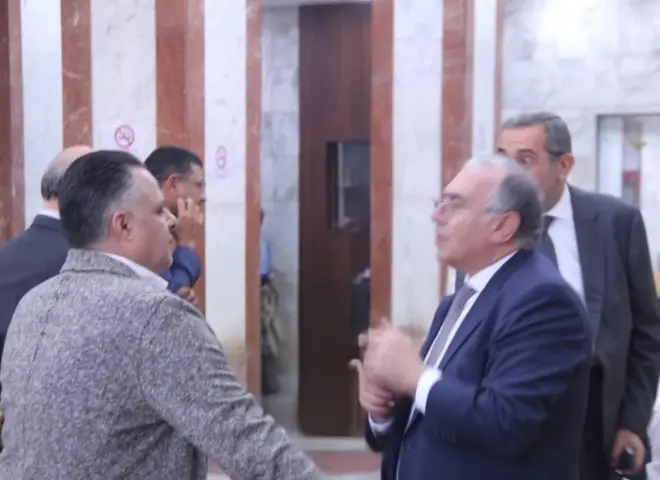 هيمن عبد الله يهنئ علاء أبو الخير برئاسة غرفة الصناعات المعدنية.. ويتوقع طفرة كبيرة بالقطاع وتعزيز الصادرات