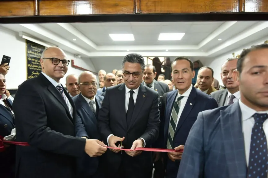 وزير التموين ومحافظ القليوبية يفتتحان مكتب السجل التجاري المميز بالغرفة التجارية ببنها