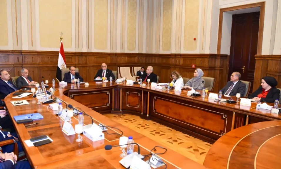 وزير الخارجية يجتمع مع أعضاء لجنة حقوق الإنسان والتضامن الاجتماعي بمجلس الشيوخ