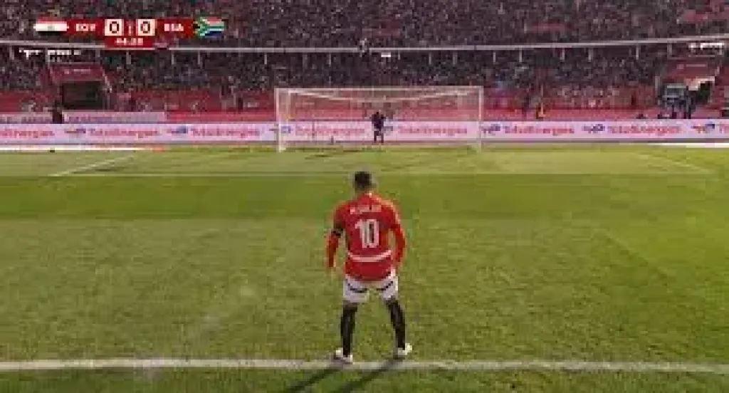 هدف محمد صلاح في مباراة جنوب افريقيا .. وتأهل منتخب مصر للدور الـ 16