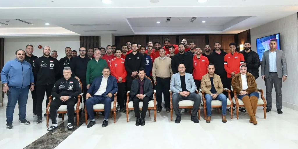 استعدادًا لأمم أفريقيا لليد 2026.. وزير الرياضة يلتقي منتخب مصر قبل المشاركة في بطولة إسبانيا الدولية