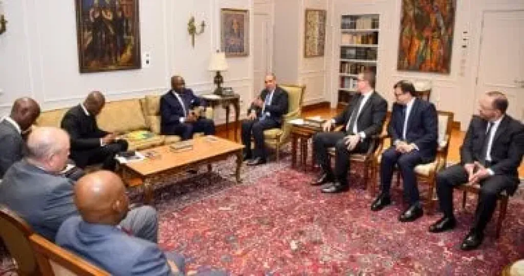 وزير الخارجية يستقبل رئيس البنك الأفريقي للتصدير والاستيراد
