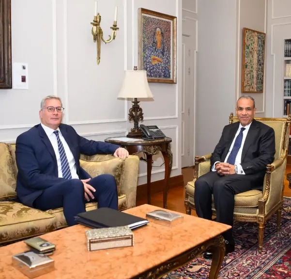 وزير الخلرجية يستقبل وزير البترول والثروة المعدنية