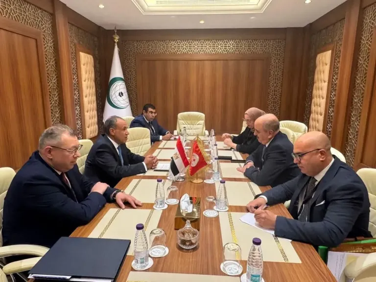 وزير الخارجية يلتقي مع نظيره التونسي لبحث سبل تعزيز التعاون المشترك