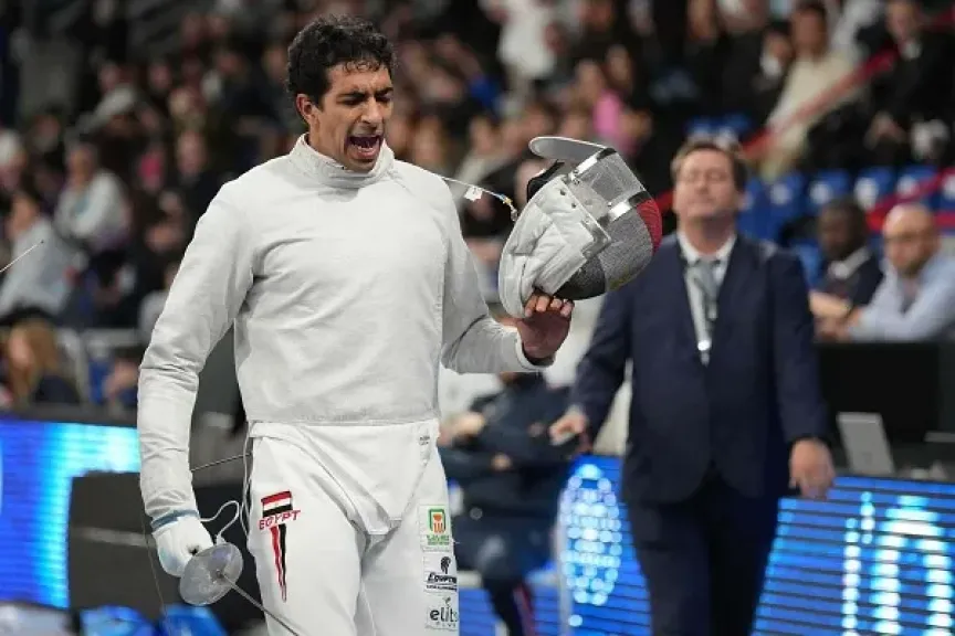 أحمد هشام يضمن ميدالية لمصر في الجائزة الكبرى لسلاح السيف
