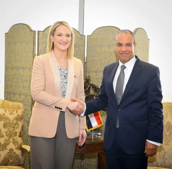 مشاورات سياسية بين مصر وإيرلندا لدعم العلاقات الثنائية والتشاور حول التطورات الإقليمية