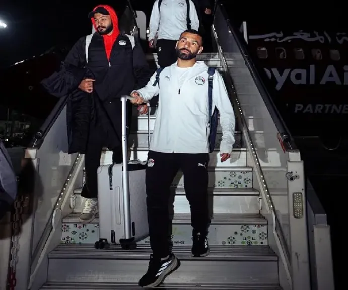 منتخب مصر يصل إلى مطار طنجة استعدادًا لمواجهة السنغال