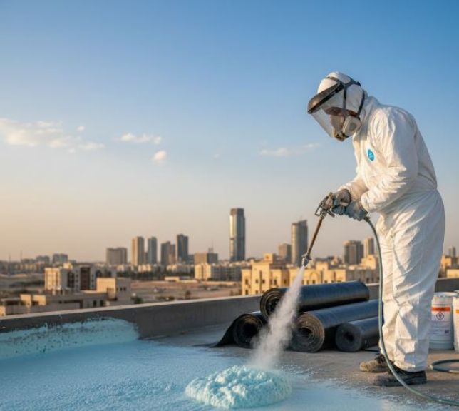 وداعاً للتسرب والحرارة مع أفضل شركات عوازل الاسطح في السعودية معتمدة