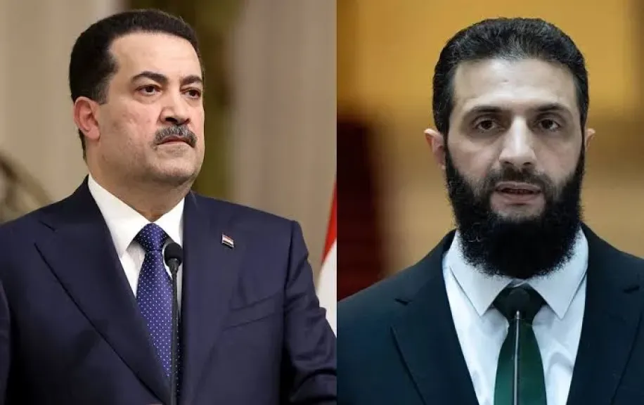 السوداني والشرع يبحثان هاتفيا تطورات الأوضاع في سوريا