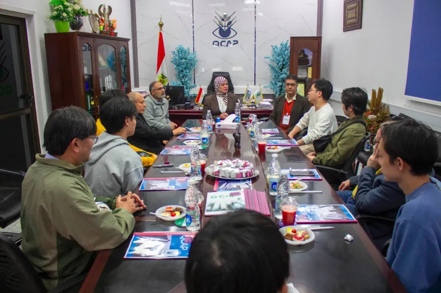 معمل متبقيات المبيدات:  يستقبل وفد من جامعة طوكيو للعلوم باليابان