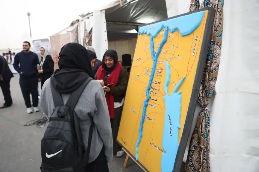 ندوة سيناء في مخيم ”أهلنا وناسنا” بمعرض القاهرة الدولي للكتاب