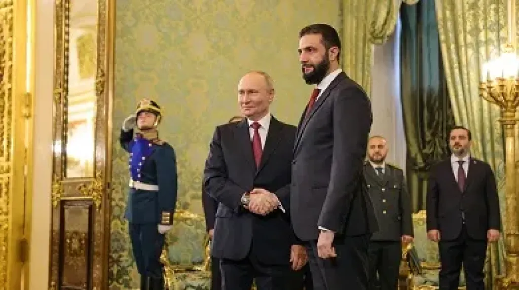 غدا.. بوتين والشرع يبحثان تطورات الأوضاع في الشرق الأوسط