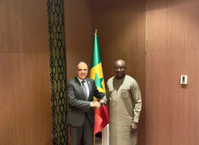 د. سويلم يلتقى وزير المياه السنغالى على هامش الإجتماع التحضيري لمؤتمر الأمم المتحدة للمياه