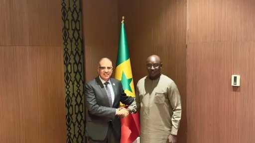 د. سويلم يلتقى وزير المياه السنغالى على هامش الإجتماع التحضيري لمؤتمر الأمم المتحدة للمياه