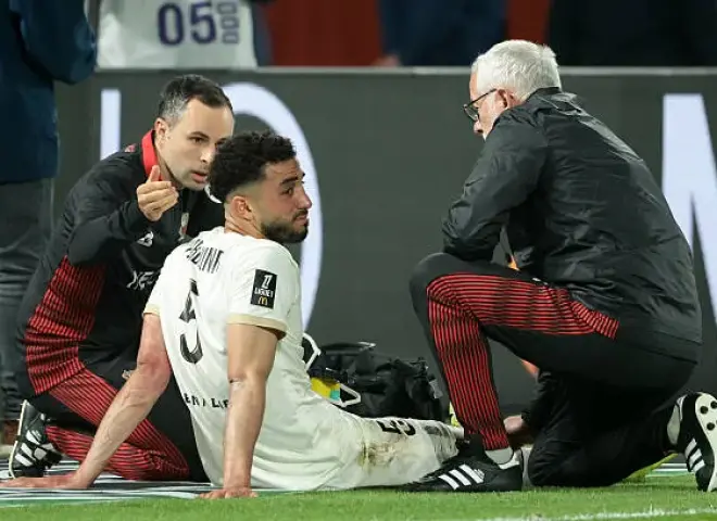 محمد عبد المنعم يعلن عودته للتدريبات الجماعية بعد التعافي من الصليبي