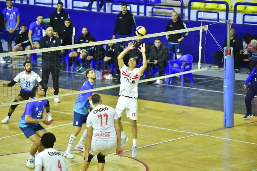 الزمالك يفوز على هليوبوليس في دوري المرتبط للكرة الطائرة