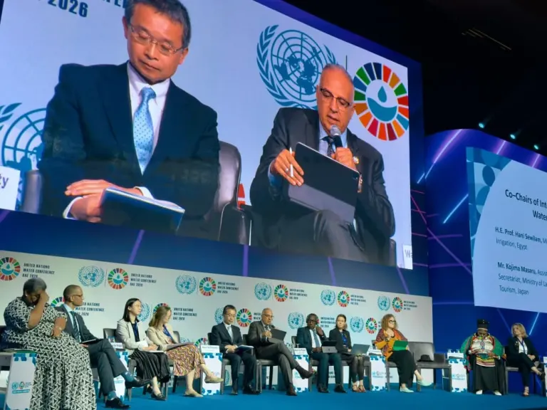 د سويلم يشارك فى فعاليات ”الجلسة التشاركية لرؤساء مؤتمر الأمم المتحدة للمياه