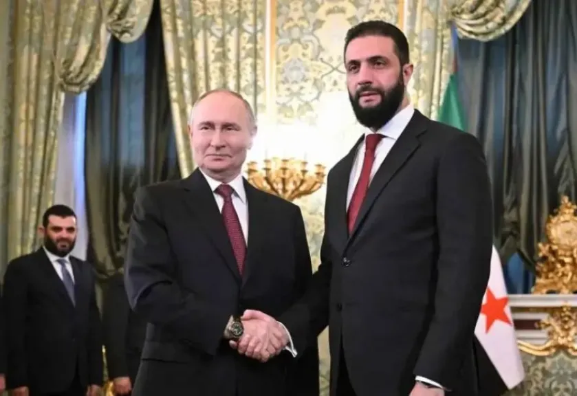 بوتين: العلاقات بين روسيا وسوريا تتطور بفضل جهود الشرع