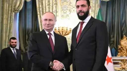 بوتين: العلاقات بين روسيا وسوريا تتطور بفضل جهود الشرع