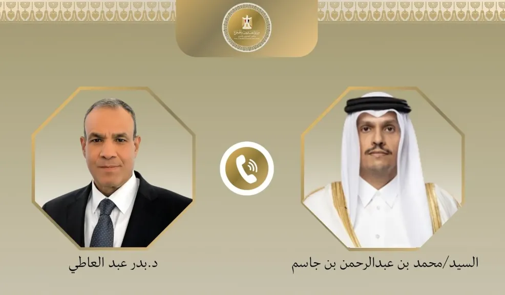 وزير الخارجية ونظيره القطري يؤكدان ضرورة مضاعفة الجهود لخفض التصعيد