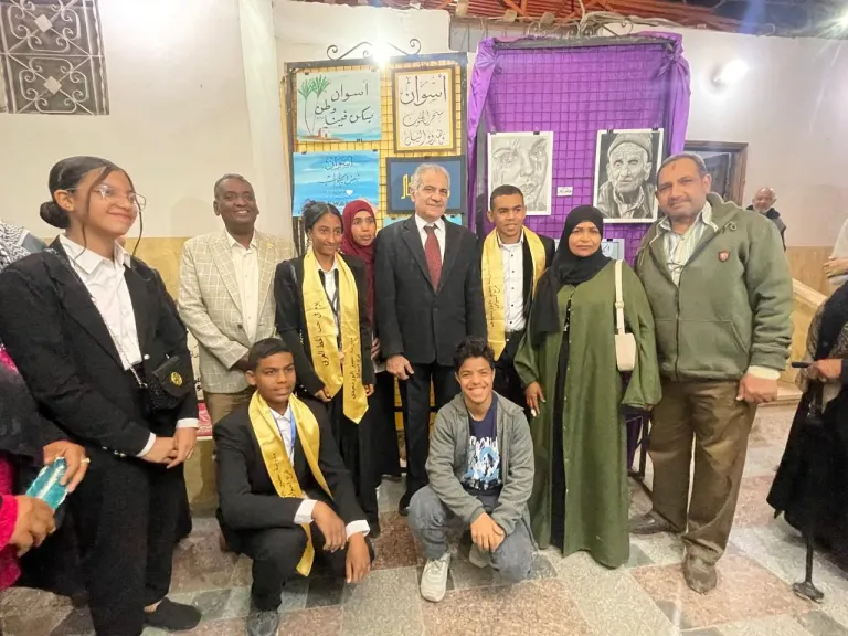 رئيس جامعة أسوان يشهد احتفال نادي المرأة بجمعية شندي بالعيد القومي الـ55 لمحافظة أسوان