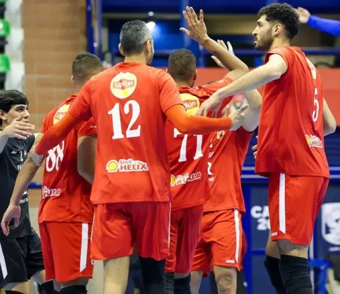 الأهلي يفوز على هليوبوليس في دوري مرتبط رجال الطائرة