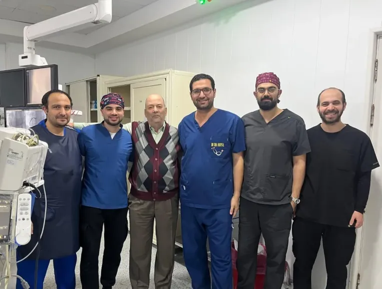 نجاح عملية قسطرة قلبية لإنقاذ حياة مريض بمستشفي أشمون تحت إشراف فريق متخصص