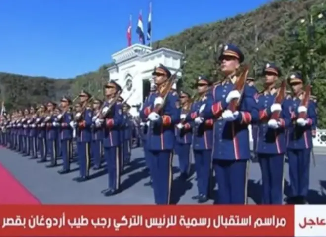 الرئيس السيسي يستقبل الرئيس التركي رجب طيب أردوغان